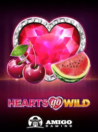 Hearts Go Wild romantic slot at BINGO BONGO STARS’s casino